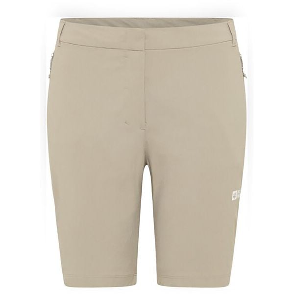 Spodenki trekkingowe damskie Jack Wolfskin Hikeout. Czerwone szorty Jack Wolfskin, bez wzorów, sportowe. Za 279,99 zł.