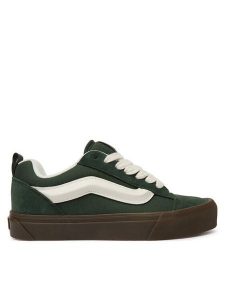 Vans Tenisówki Knu Skool VN000D2TTD81 Zielony ciemny. Zielone trampki Vans, bez wzorów, bez zapięcia. Za 319,99 zł.