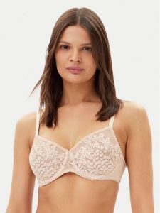 Chantelle Biustonosz z fiszbiną Maris C16IMV Beżowy. Brązowe biustonosze Chantelle, bez wzorów, z syntetyku. Za 299,99 zł.