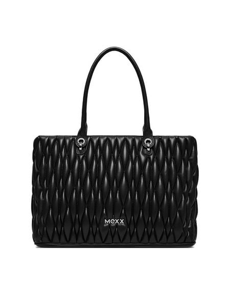 MEXX Torebka C-MEXX-L-012-08 Czarny. Czarne torebki klasyczne Mexx, bez wzorów, z materiału, bez dodatków. Za 199,99 zł.