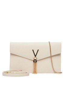 Valentino Torebka Luxe VBS9XJ17 Écru. Białe torebki klasyczne Valentino, bez wzorów, ze skóry, bez dodatków. Za 439,99 zł.