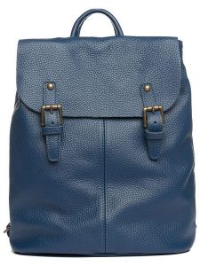 Lucca Baldi Skórzany plecak "Montichiari" w kolorze niebieskim - 31 x 37 x 15 cm rozmiar: onesize. Niebieskie plecaki Lucca Baldi. Za 316,99 zł.