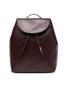 Calvin Klein Plecak Emblem Aop Flap Backpack LV04F3271G Bordowy. Czerwone plecaki Calvin Klein. Za 419,99 zł.