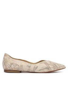 Caprice Baleriny 9-22110-42 Beżowy. Brązowe balerinki Caprice, bez wzorów, ze skóry, bez obcasa, bez zapięcia. Za 273,99 zł.