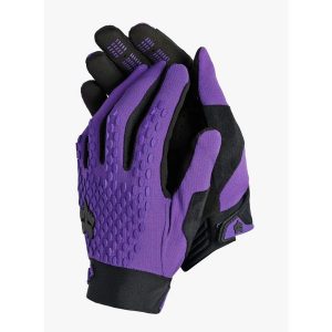 Rękawiczki rowerowe damskie Fox Defend Glove. Fioletowe rękawiczki FOX, bez wzorów. Za 172,99 zł.