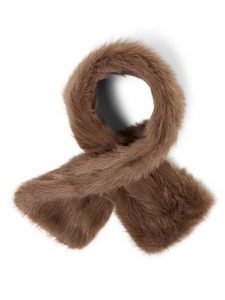 Opus szal ze sztucznego futra Kobiety brązowy, ONE SIZE. Brązowe szaliki Opus, bez wzorów. Za 149,95 zł.
