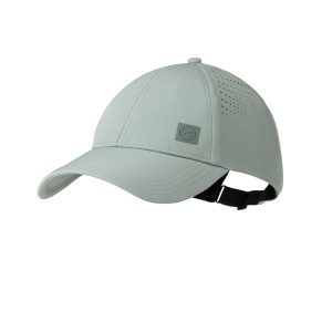 Czapka z daszkiem BUFF SUMMIT CAP SOLID. Czerwone czapki Buff, bez wzorów, sportowe. Za 104,99 zł.