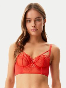 Chantelle Biustonosz z fiszbiną Spice C22BK6 Czerwony. Czerwone biustonosze Chantelle, bez wzorów, z syntetyku. Za 219,99 zł.