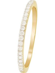 DIAMOND & CO Złoty pierścionek "Alliance Délice" z diamentami rozmiar: 56. Żółte pierścionki Diamond & Co, z diamentem, złote. Za 966,38 zł.