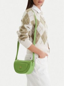 Beverly Hills Polo Club Torebka CEO-BHPC-C-007-09 Zielony. Zielone listonoszki Beverly Hills Polo Club, bez wzorów, z materiału, bez dodatków. Za 159,99 zł.