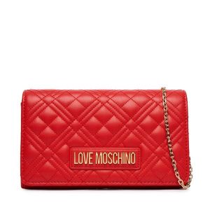 Torebka LOVE MOSCHINO. Czerwone torebki klasyczne LOVE MOSCHINO, bez wzorów, bez dodatków. Za 609,99 zł.