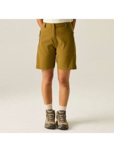 Dare 2b Szorty funkcyjne "Torrek" w kolorze jasnobrązowym rozmiar: 36. Brązowe spodenki sportowe Dare 2b, s, bez wzorów, z materiału, z podwyższonym stanem, outdoorowe. Za 104,89 zł.