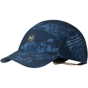 Czapka z daszkiem BUFF PACK SPEED CAP EUKAR NAVY. Niebieskie czapki Buff, bez wzorów, sportowe. Za 114,99 zł.
