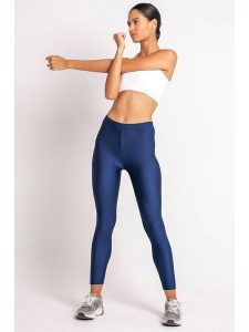 Onamaste Legginsy sportowe w kolorze granatowym rozmiar: L/XL. Niebieskie legginsy Onamaste, l, bez wzorów, outdoorowe. Za 62,45 zł.