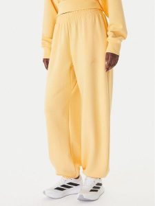 Adidas Spodnie dresowe Soft Lux KA7020 Pomarańczowy Loose Fit. Brązowe spodnie dresowe ADIDAS, m, bez wzorów, z dresówki. Za 328,99 zł.