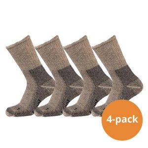 Skarpety trekkingowe Xtreme Thermal Medium 4-pack Grey Mouliner. Brązowe skarpetki XTREME SOCKSWEAR, bez wzorów, z wełny. Za 238,99 zł.