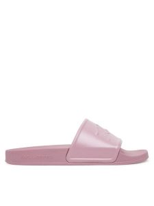 KARL LAGERFELD Klapki Kondo 2.0 KL80910 Różowy. Czerwone klapki KARL LAGERFELD, bez wzorów, z tworzywa sztucznego, bez obcasa. Za 219,99 zł.
