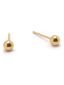 MOODE Kolczyki-wkrętki "Cassie" rozmiar: onesize. Żółte kolczyki MOODE, ze stali. Za 30,99 zł.