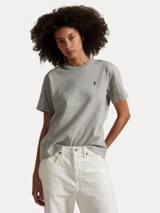 Polo Ralph Lauren T-Shirt 211967104003 Szary Relaxed Fit. Szare t-shirty Polo Ralph Lauren, l, bez wzorów, z bawełny, bez kołnierzyka, bez ramiączek. Za 299,99 zł.