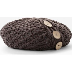 Czapka. Szare czapki bonprix, bez wzorów, z dzianiny. Za 49,99 zł.