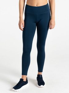 Dare 2b Legginsy sportowe "Influential II" w kolorze granatowym rozmiar: 42. Niebieskie legginsy Dare 2b, bez wzorów, z materiału, outdoorowe. Za 100,99 zł.