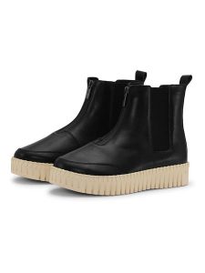 Ilse Jacobsen Botki w kolorze czarnym rozmiar: 42. Czarne botki Ilse Jacobsen, bez wzorów, bez obcasa, bez zapięcia. Za 138,45 zł.