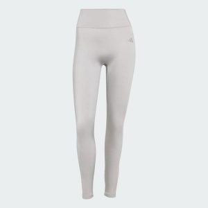 Legginsy Optime Essentials Workout Shine 7/8. Szare legginsy ADIDAS, bez wzorów, z podwyższonym stanem. Za 219,00 zł.