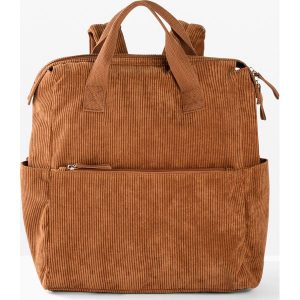 Plecak ze sztruksu. Brązowe plecaki bonprix. Za 149,99 zł.