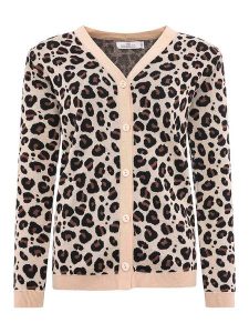 Zwillingsherz Kardigan w kolorze beżowym rozmiar: L/XL. Brązowe kardigany Zwillingsherz, z bawełny. Za 228,38 zł.