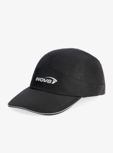 Czapka z daszkiem Inov-8 Active Cap. Czarne czapki Inov-8, bez wzorów, ze skóry, sportowe. Za 82,49 zł.