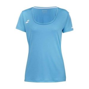 Koszulka damska Babolat Play Cap Sleeve Top. Niebieskie bluzki BABOLAT, m, bez wzorów, sportowe, bez kołnierzyka, bez ramiączek. Za 109,99 zł.