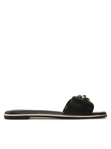 Aldo Klapki Bellenor 13567246 Czarny. Czarne klapki ALDO, bez wzorów, ze skóry, bez obcasa. Za 279,99 zł.