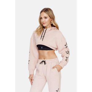 Bluza fitness damska Cardio Bunny Stars. Czerwone bluzy Cardio Bunny, s, bez wzorów, bez kaptura. Za 119,00 zł.