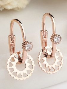 Heliophilia Pozłacane kolczyki-kreole rozmiar: onesize. Żółte kolczyki Heliophilia, z cyrkonią, pozłacane. Za 106,38 zł.