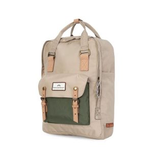 Plecak na laptopa Doughnut Macaroon Large Jungle Series - beige. Brązowe plecaki Doughnut. Za 314,99 zł.