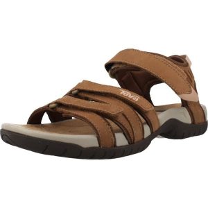 Sandały TEVA W TIRRA Jasnobrązowy. Brązowe buty trekkingowe Teva, ze skóry, bez zapięcia. Za 347,99 zł.