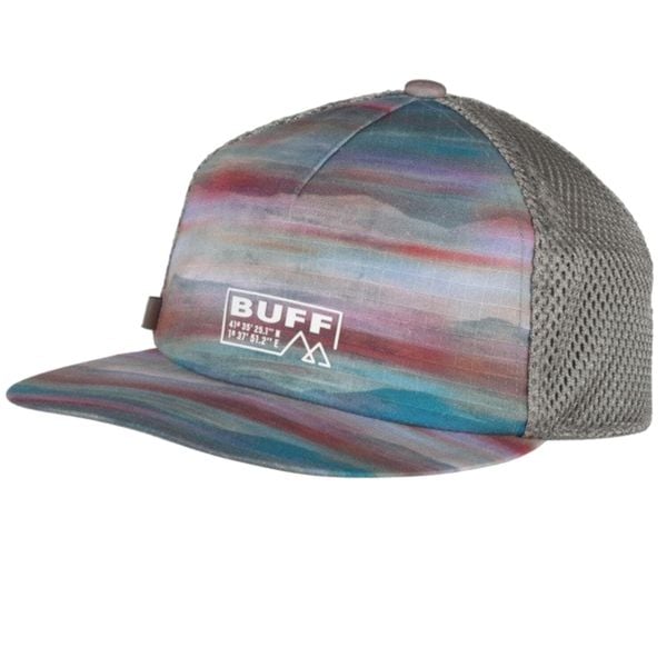 Damska czapka z daszkiem Buff Pack Trucker Cap. Żółte czapki Buff, bez wzorów, z bawełny, sportowe. Za 131,00 zł.