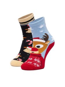 Jenny Fairy Skarpety długie 4WB-005-AW23 (2-pack) Kolorowy. Skarpetki Jenny Fairy, bez wzorów, z materiału. Za 39,99 zł.