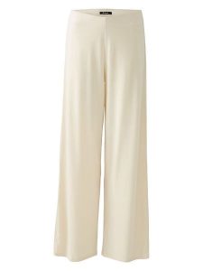 Miss Lagotte Spodnie w kolorze kremowym rozmiar: 44. Brązowe spodnie z wysokim stanem Miss Lagotte, bez wzorów, z materiału, z podwyższonym stanem. Za 113,99 zł.