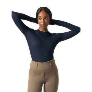 Sweter damski PS of Sweden Leandra. Niebieskie swetry klasyczne PS OF SWEDEN, na zimę, bez kołnierzyka. Za 379,00 zł.