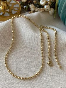 Luseera Pozłacany naszyjnik - dł. 45 cm rozmiar: onesize. Żółte naszyjniki Luseera, pozłacane. Za 43,99 zł.