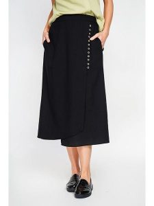 Le Jardin du Lin Spódnica w kolorze czarnym rozmiar: 34. Czarne spódnice Le jardin du lin, bez wzorów, klasyczne, midi. Za 130,99 zł.