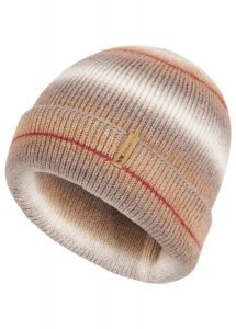 2058 Trespass Chevron - beżowo‑brązowa czapka unisex. Brązowe czapki 2117 OF SWEDEN, bez wzorów, z dzianiny, klasyczne. Za 55,40 zł.