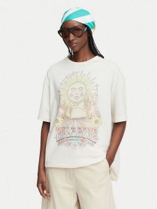 Billabong T-Shirt Chasin Sunshine EBJZT00411 Biały Loose Fit. Białe t-shirty Billabong, l, bez wzorów, z bawełny, bez kołnierzyka, bez ramiączek. Za 159,99 zł.