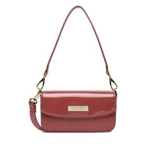 Torebka Nine West. Czerwone torebki klasyczne Nine West, bez wzorów, bez dodatków. Za 169,99 zł.