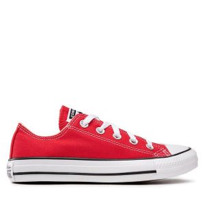 Trampki Converse. Czerwone trampki Converse, bez wzorów, bez zapięcia. Za 239,99 zł.