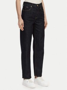 Tommy Hilfiger Jeansy WW0WW50966 Granatowy Taper Fit. Niebieskie jeansy TOMMY HILFIGER, bez wzorów, z bawełny. Za 489,99 zł.
