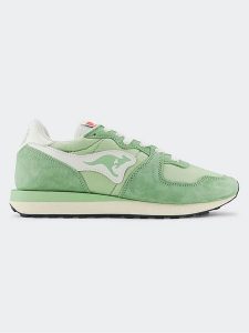 Kangaroos Skórzane sneakersy "Aussie Athluxe" w kolorze zielonym rozmiar: 42. Zielone trampki KangaROOS, bez wzorów, z materiału, bez zapięcia. Za 208,99 zł.