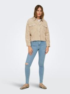 ONLY Kurtka przejściowa w kolorze beżowym rozmiar: XL. Brązowe kurtki ONLY, xl, bez wzorów, bez kaptura. Za 150,95 zł.