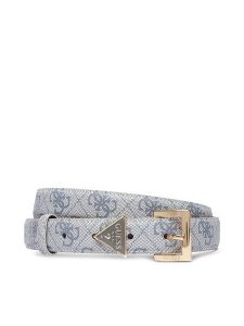 Guess Pasek Damski BW9291 P5425 Szary. Szare paski Guess, z aplikacjami, ze skóry. Za 199,99 zł.